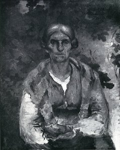 eski italyan kız by Lovis Corinth